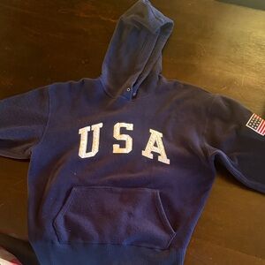 Polo Ralph Lauren Navy Blue USA Hoodie